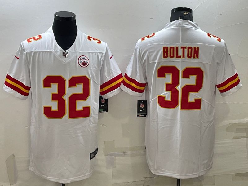 Men Kansas City Chiefs #32 Bolton White 2022 Vapor Untouchable Limited Nike NFL Jersey->kansas city chiefs->NFL Jersey